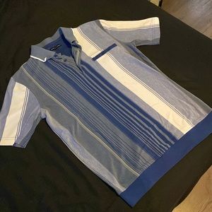 Stripped Polo Tee